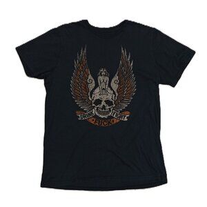 Falon Clothing Co Black Crewneck T-Shirt – Size L – Made in USA